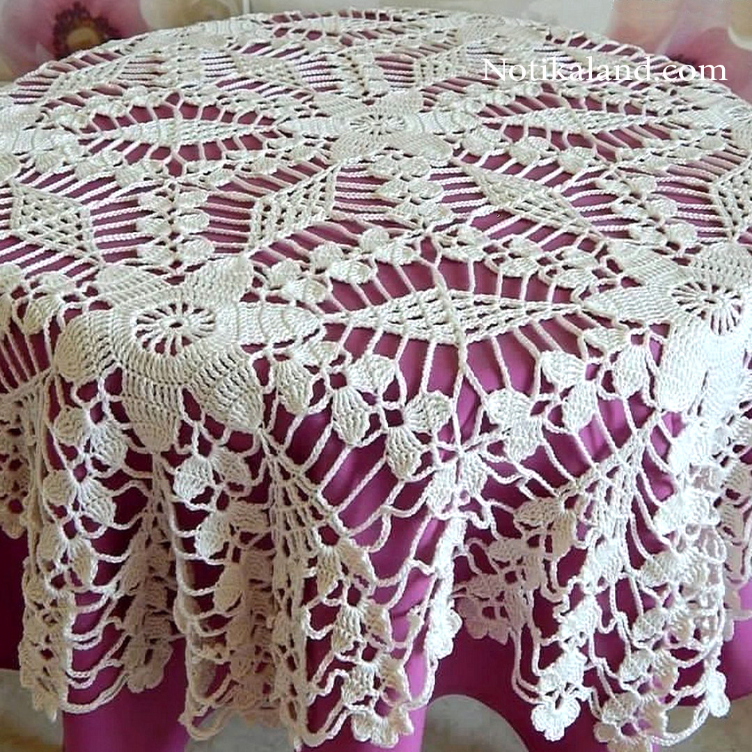 Crochet: How to crochet tablecloth 