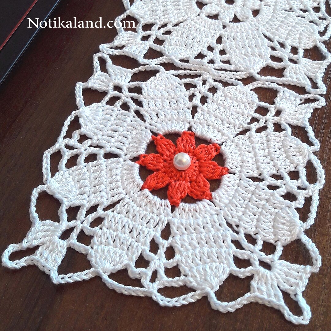 Crochet Easy Flower Square Motif 1