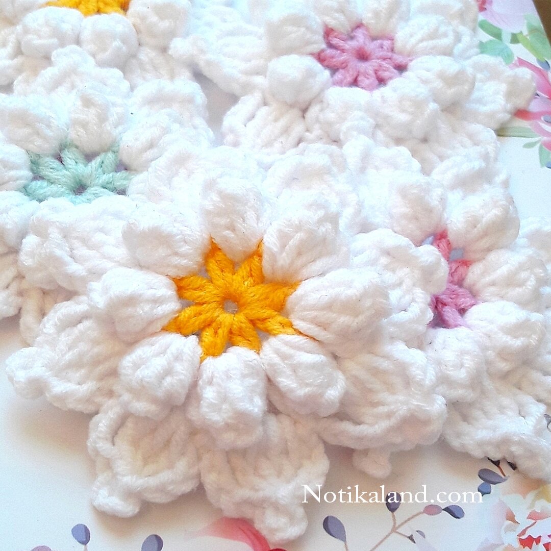 CROCHET Flower  Crochet for beginners 1