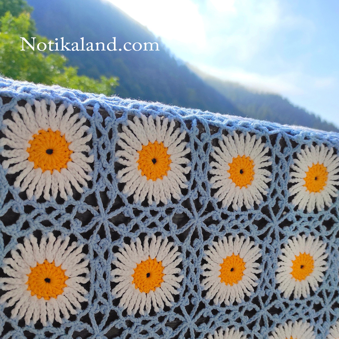 Crochet pattern. Blanket.