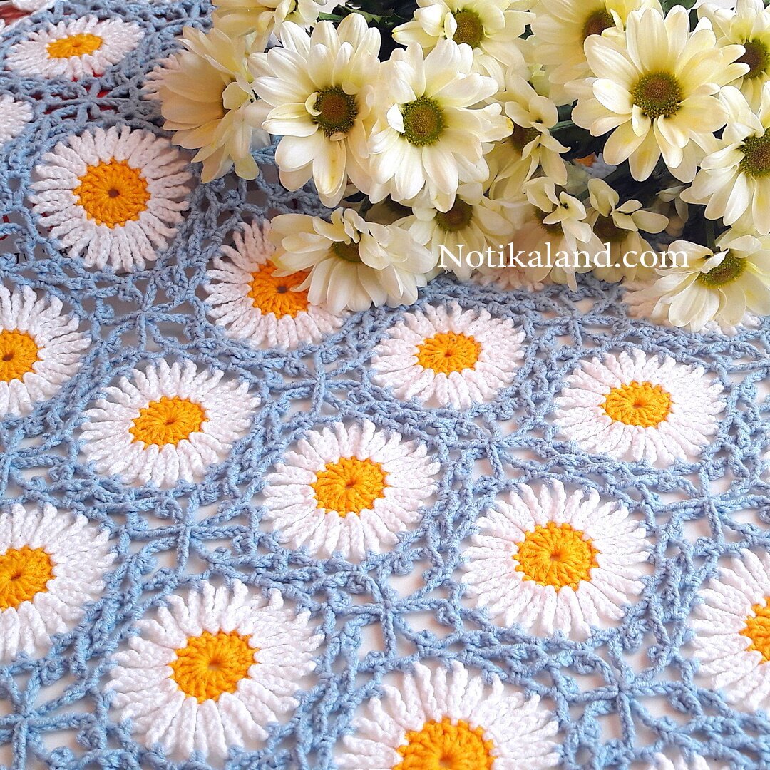 Crochet pattern. Blanket. 5