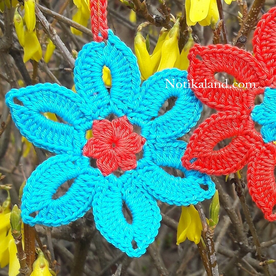 CROCHET Flowers How to 1