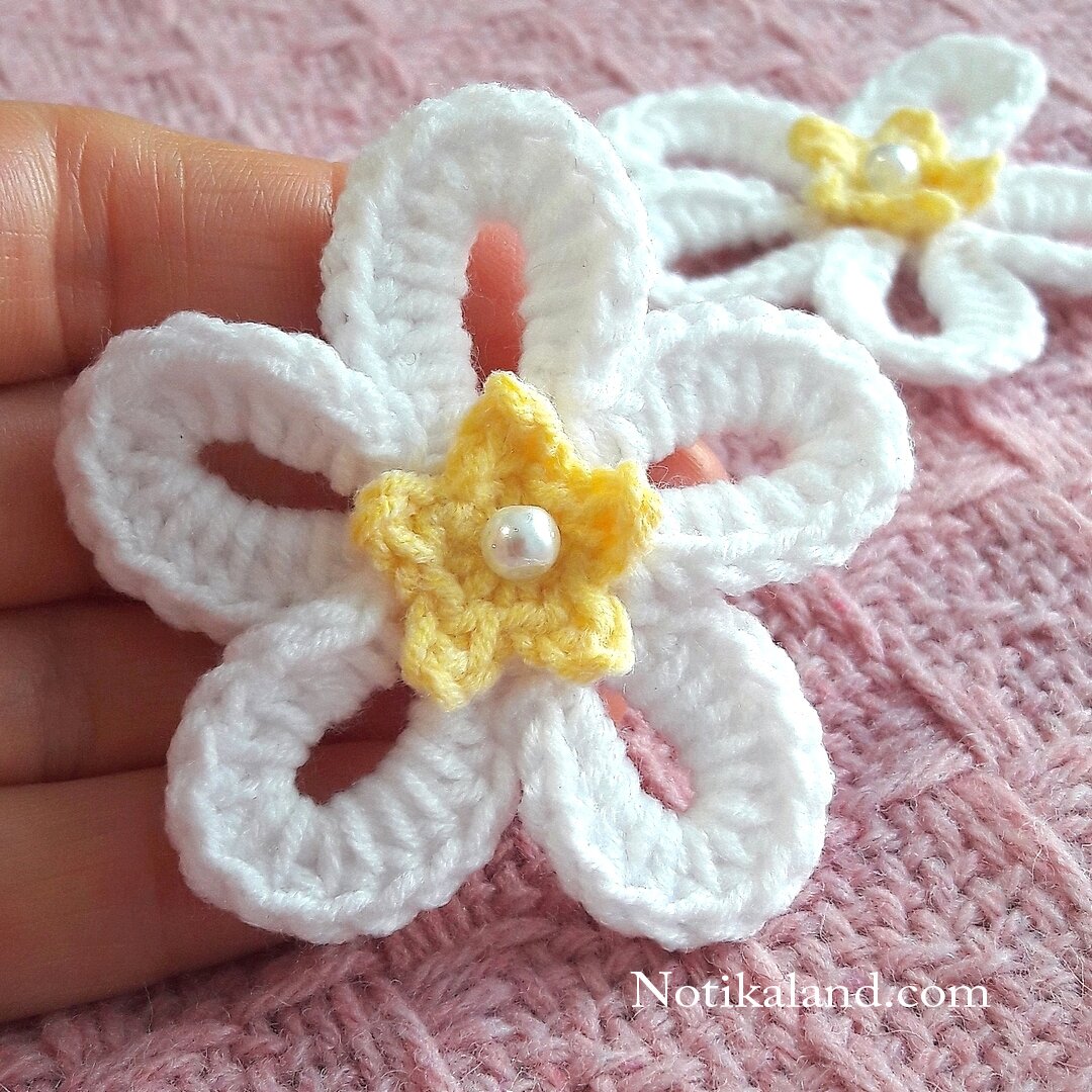 How to crochet flower. Easy for beginners 1
