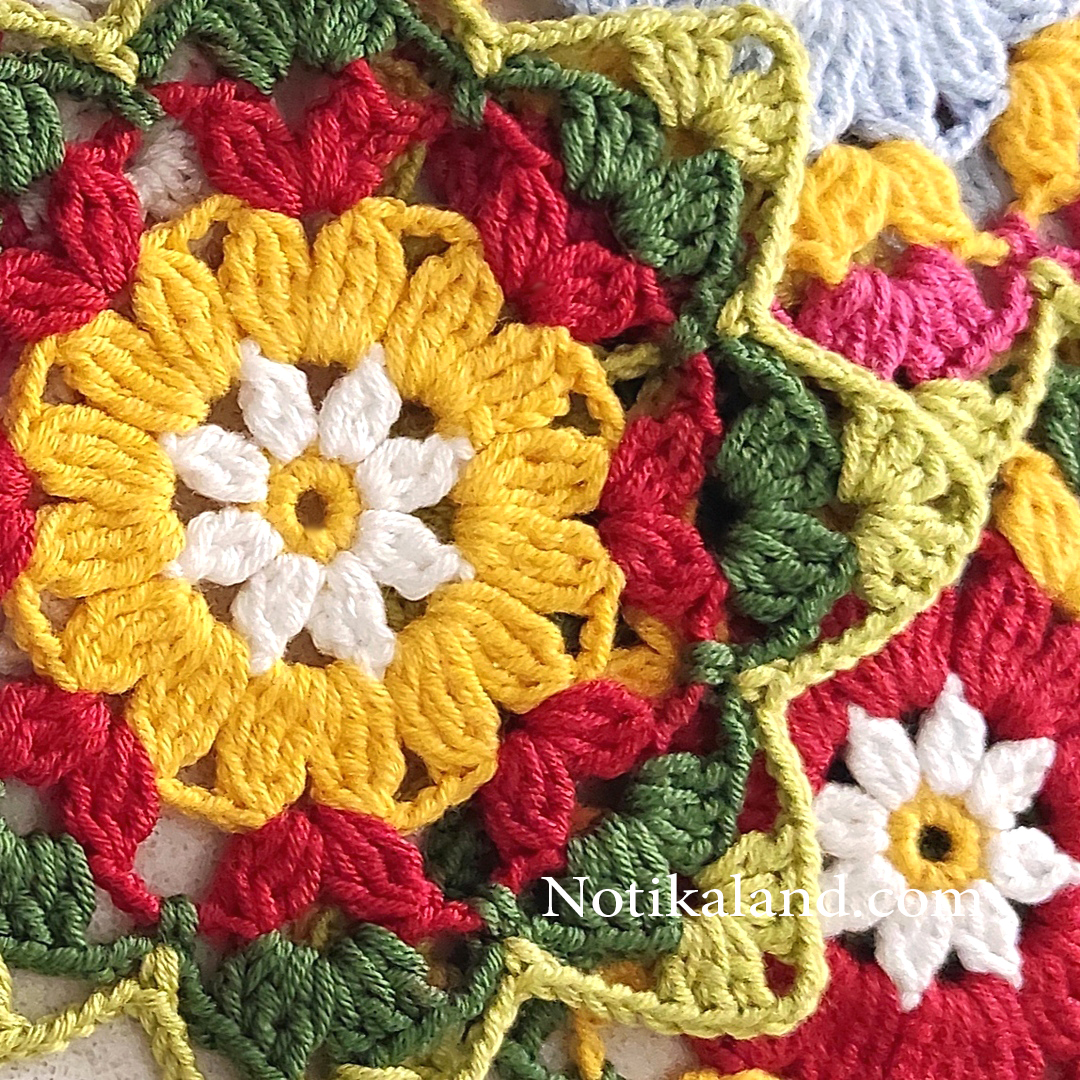 Crochet Flower Coasters 1
