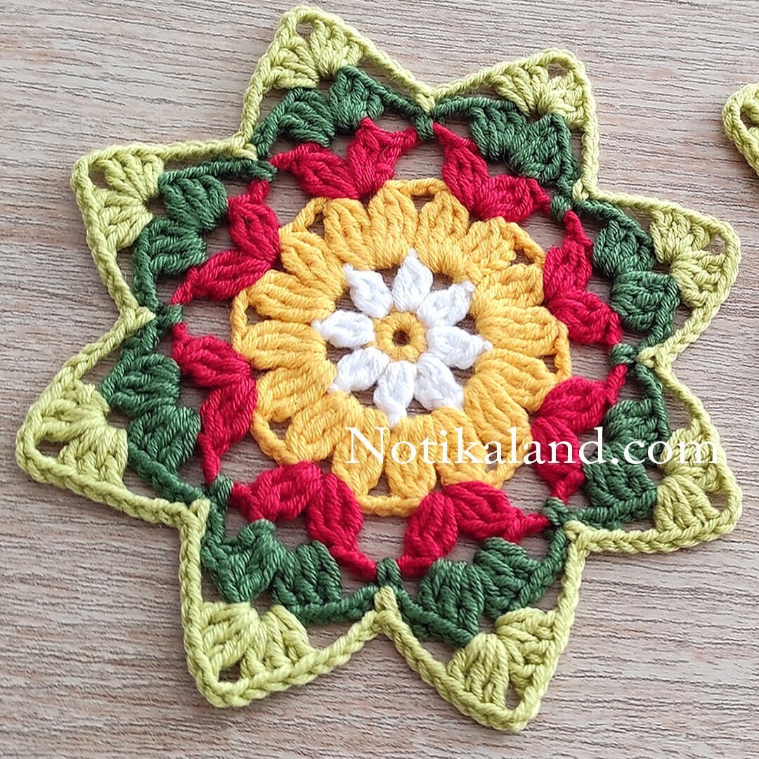 Crochet Flower Coasters 2