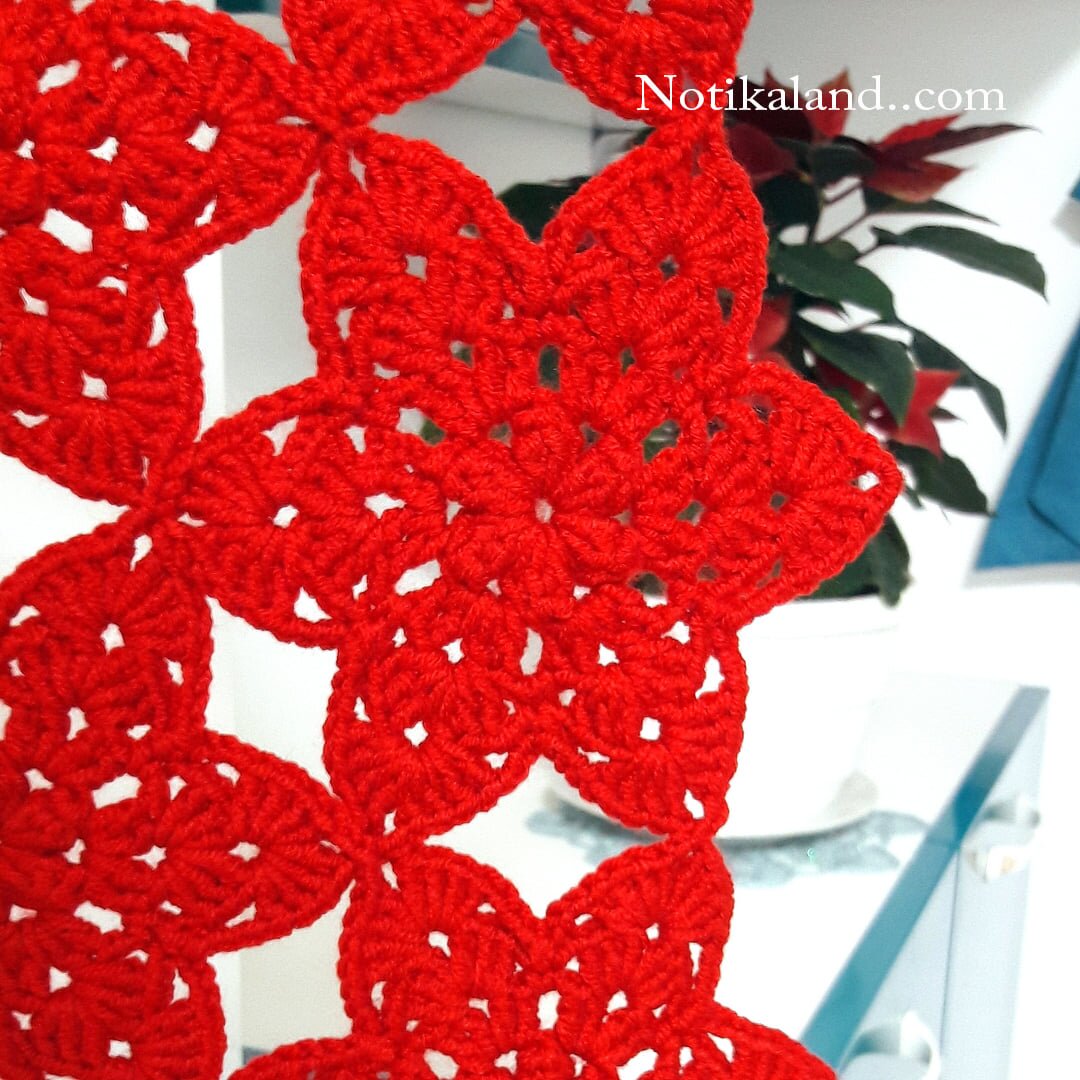 How to crochet snowflake Tutorial 2