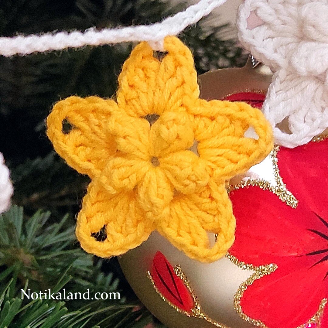 Crochet motif Star  1