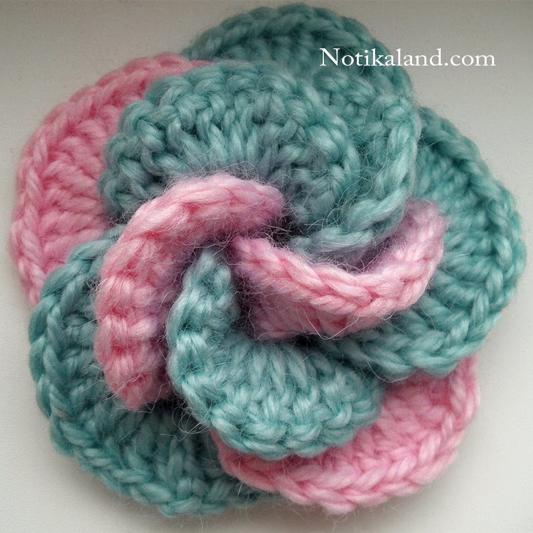 Crochet flower. Tutorial