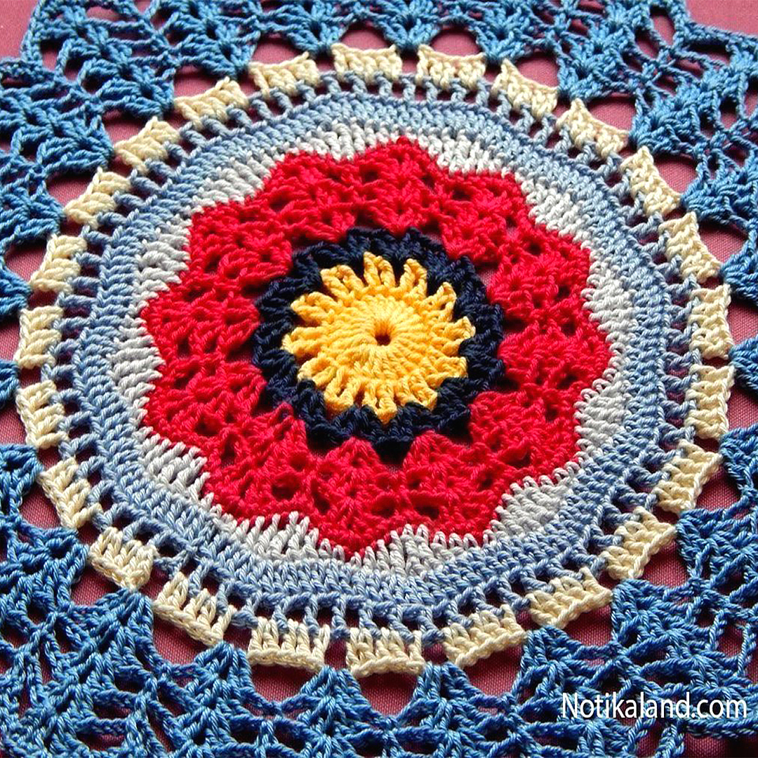 Crochet.Doily.Mandala.