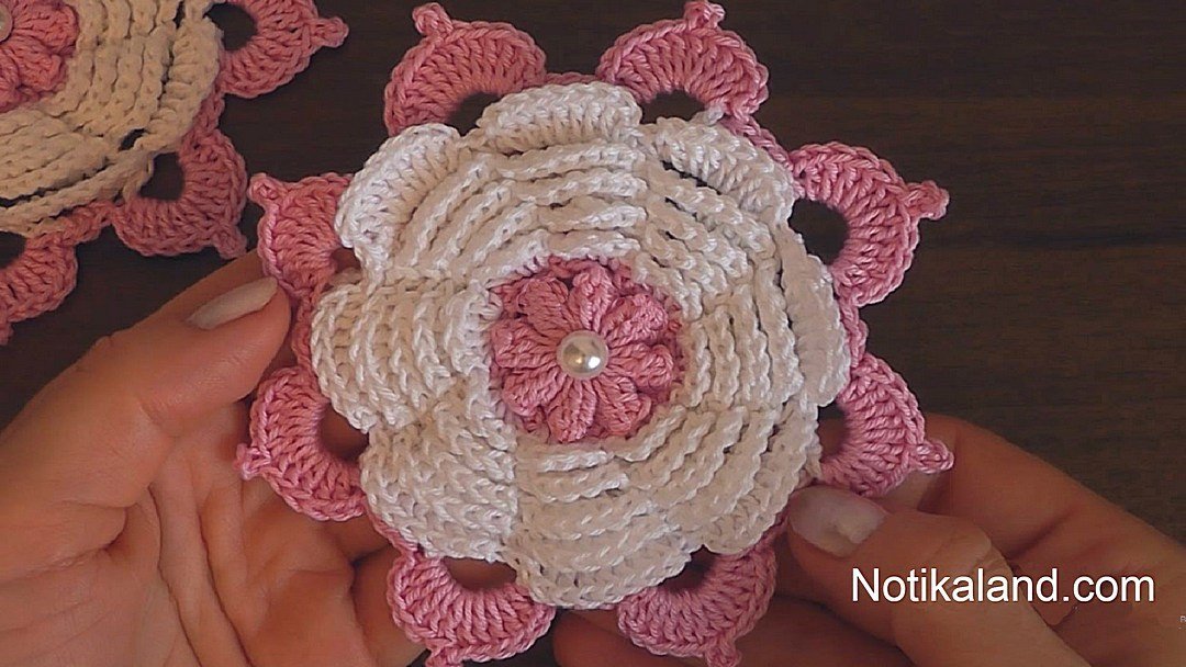 Lace rose tutorial 