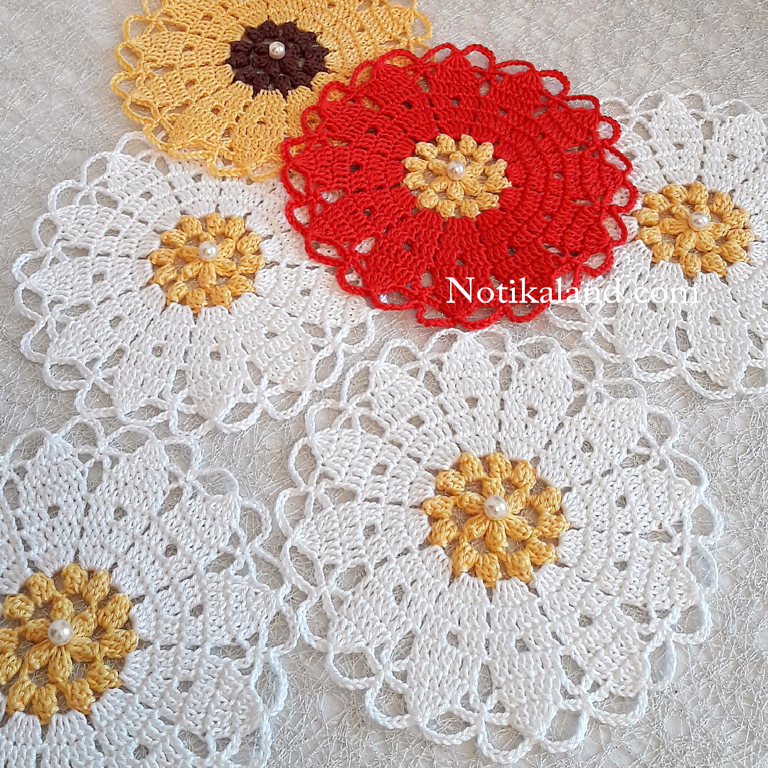 Crochet Doily Flower