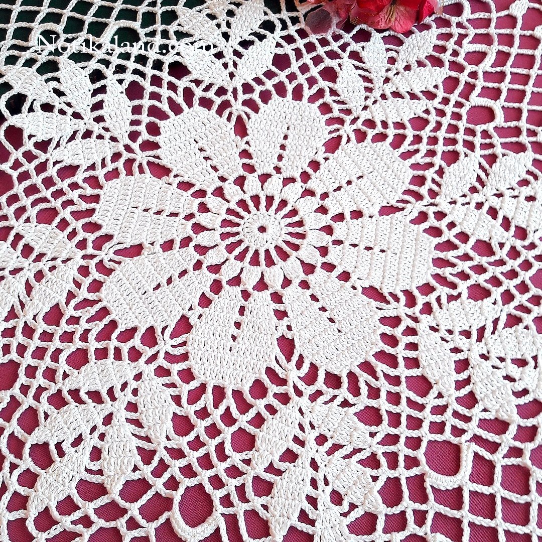 CROCHET. How to crochet doily. 1