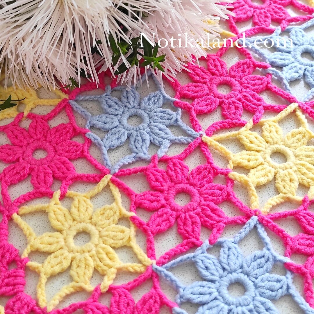 CROCHET Flower Pattern Free 3