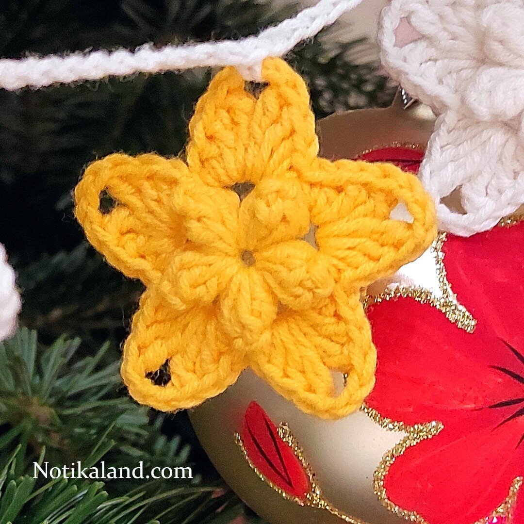 Crochet motif Star  2