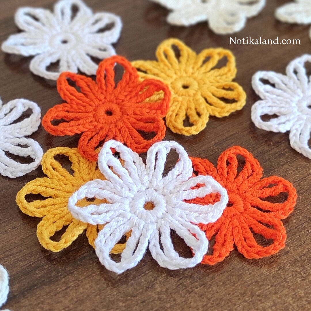 Crochet Flower Motif 1