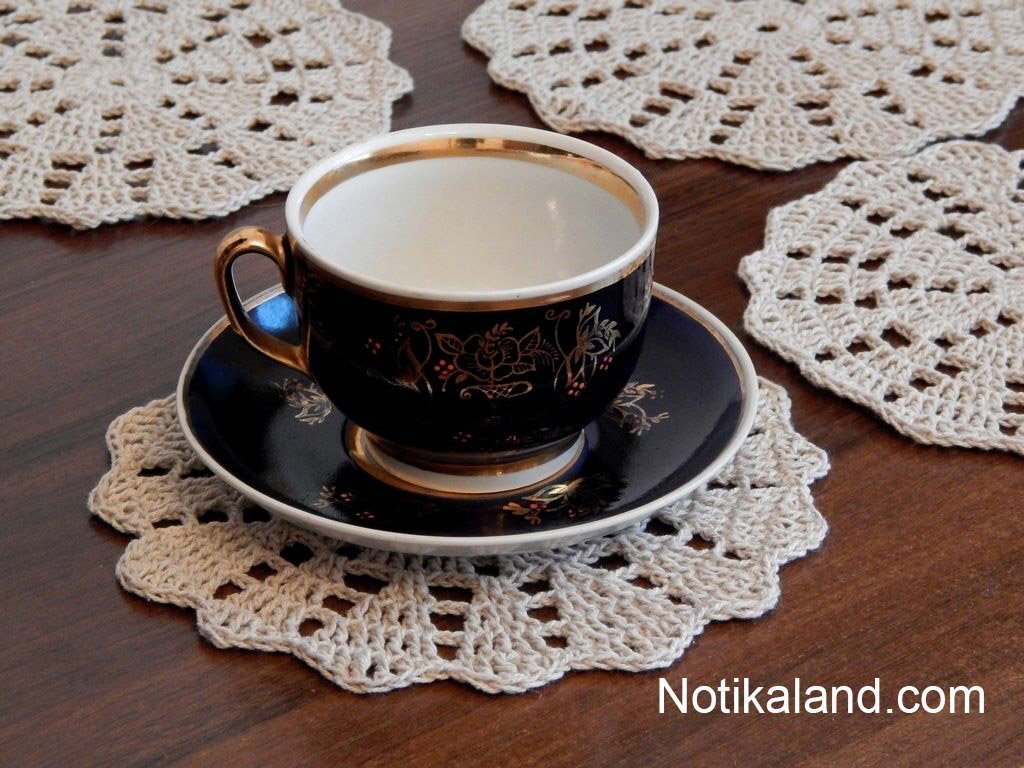 Crochet doily Step by step Tutorial 2