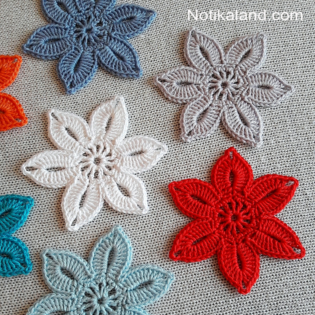 Crochet. Flower. Beginner. 2