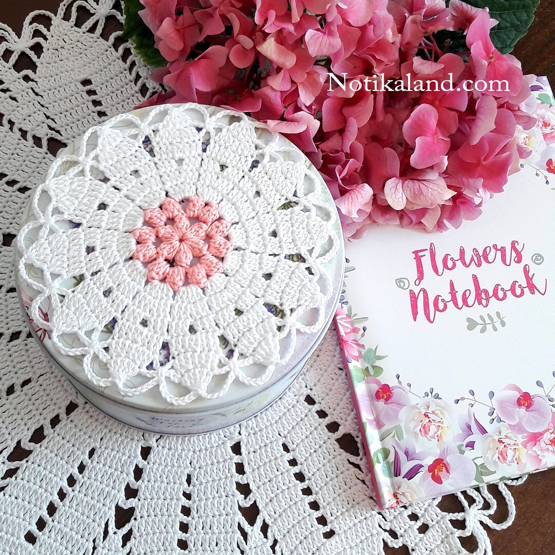 Crochet Doily Flower 1