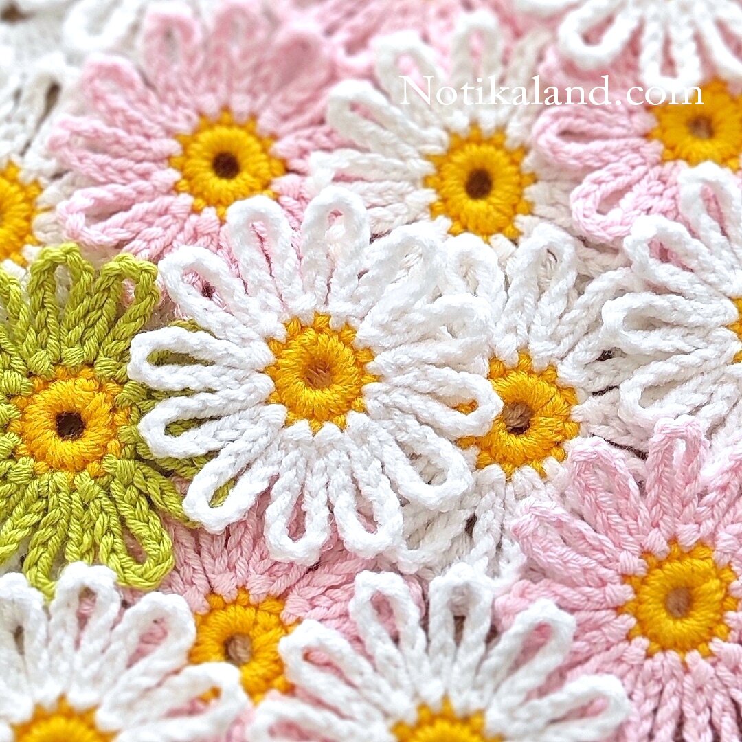 Crochet flower DIY 1